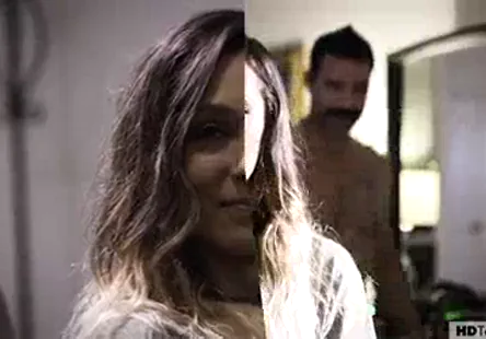 Une belle fille se fait baiser, puis sucer.