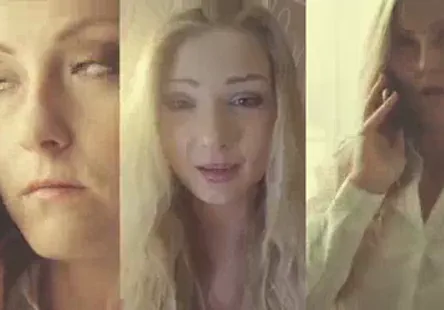 Gros gode noir dans le cul et chatte béante.